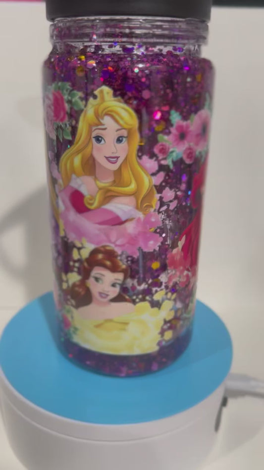 Princesses snow globe 10oz cup